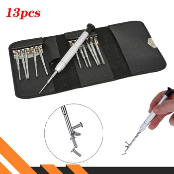 2/3/4 chaves de fenda Conjunto Magnético 13 No 1 Relógio Parafuso Mão Multi-ferramenta Adequado Conjunto de ferramentas do Mecânico para a Desmontagem Mini chave de fenda