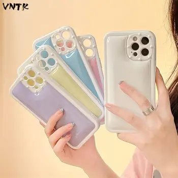 Moda de luxo Verão Candy Colors Menina Soft Phone Case Para Iphone 11 12 13 Pro Max X Xr Xs Anti-queda Completa da Lente Tampa de Proteção
