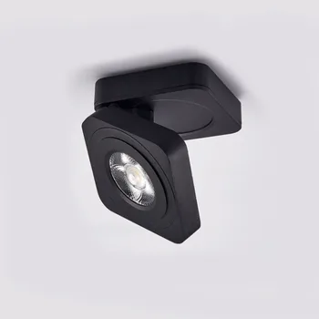 Montagem em superfície de Dobramento da ESPIGA Downlights LED 7W 10W, 12W Lâmpadas do Teto do Diodo emissor de Luz de Rotação de 360 Graus Downlights AC220V