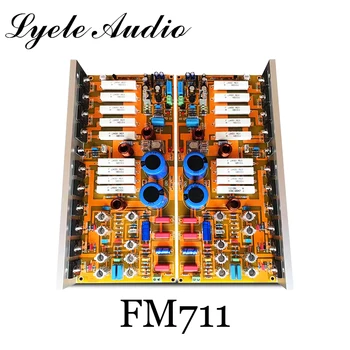 FM711 amplificador conselho 260W APARELHAGEM hi-fi de som amplificador de réplica do original de linha RCA single-ended de entrada 2SC5200 MJL3281 1 par