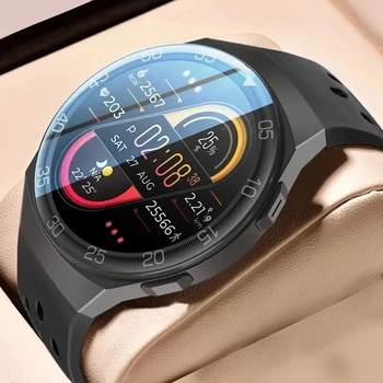 2022 Novo 1.28-polegadas Tela colorida sensível ao Toque do Esporte Smartwatch Homens Mulheres Fitness Tracker Impermeável Smart Watch Para Android IOS+Caixa