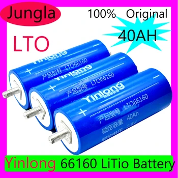 100% Original Real Capacidade Yinlong 66160 2,3 V 40Ah Lithium Titânio Bateria LTO Célula para o Áudio do Carro, a Energia Solar Syste