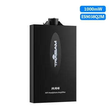 TRASAM HA4 1000mW Amplificador de fones de ouvido USB DAC Decodificador de DSP Amp de Fone de ouvido para o iPhone Leitor de Música Android AMP ES9038Q2M XMOS