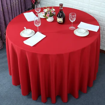 1PC 20 cores de Tecido de Poliéster Redonda Sólida Branca toalha de Mesa Para Hotel de Festa de Casamento Decoração Retângulo Toalha de mesa Para o Lar