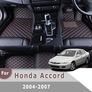 RHD Tapetes Para Honda Accord 2004 2005 2006 2007 Carro Tapetes Auto de Interiores de Automóveis Pedal de Proteção Floorliners Tapetes
