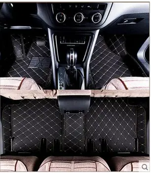 Melhor qualidade tapete! Personalizada tapetes especiais para Toyota Land Cruiser Prado 150 5 bancos 2018-2010 impermeável tapetes,frete Grátis