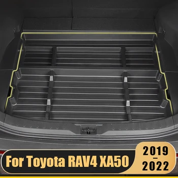 Para Toyota RAV4 RAV 4 XA50 2019 2020 2021 2022 ABS Tronco de Carro de Reposição da Caixa de Armazenamento à prova de Poeira Automático Organizador de Acessórios de decoração