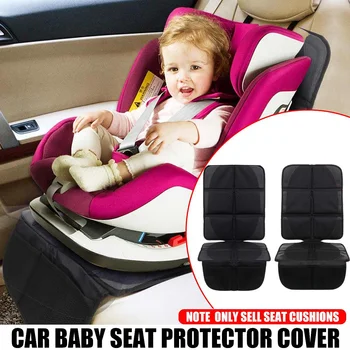 Carro Tampa do Assento de Oxford PU Couro do Assento de Carro Protetor de Tapetes de Crianças Almofadas de Assento de Proteção Tapete Para Crianças do Bebê calços de Proteção