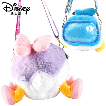 Disney meninas Desenhos animados de Pato Donald de pelúcia Saco de crianças Crossbody bolsas bolsas
