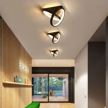 A simplicidade Moderna Luminária Nórdicos CONDUZIU Lustres Para Iluminação do Corredor Corredor, Sala de estar, Sala de Jantar Decoração Lustre Luminária