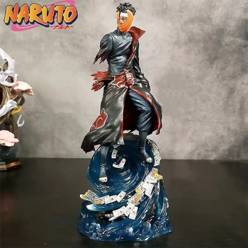 Naruto Uchiha Obito Anime Figura Gk Itachi Estátua de Adultos Figura de Ação de Pvc Colecionáveis Modelo de Presentes de Aniversário Figura 34 cm