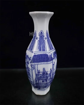 Elaborar Porcelana Pintura À Mão Vaso De Flor Artesanato Decoração De Casa China#2