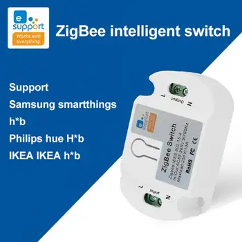 EWelink Zigbee Mudar 10A Mini Smart Home DIY Interruptores de Luz do Módulo de Controle Remoto sem Fio Funciona Com Alexa &SmartThing APP