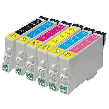 Cartucho de tinta compatível para tomadas de Epsons T0481 T0482 T0483 T0484 T0485 T0486 para Caneta R290 R200 R300 RX500 RX620
