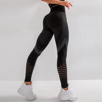 Perfeita Calças de Yoga Desportivo Leggings para Mulheres de Cintura Alta, Calças Esportivas de Treino Execução Leggins de Fitness meia-Calça de Ginástica Legging