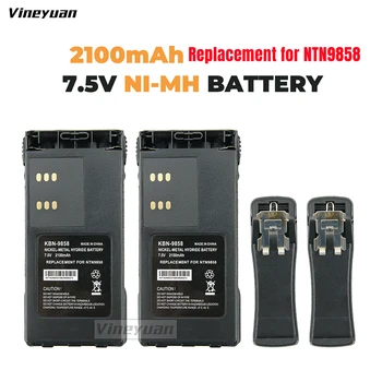2PCS 2100mAh Substituição de Bateria de NI-MH Motorola XTS2500 PR1500 XTS1500 XTS2250 XTS3000 PR1500 MT1500 (Substituição para NTN9858)