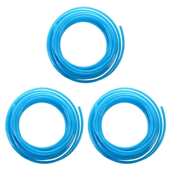 3PCS 10M 32,8 Pés de 6 mm x 4 mm Pneumático de Poliuretano PU Mangueira Tubo Tubo Azul