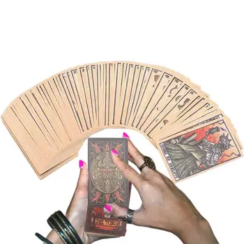 Del Toro Tarot Decks Versão em inglês Cartas de Tarô para Iniciantes e Profissionais de cartomancia Baralho de cartas, de Mesa de Jogo de Tabuleiro 12x7cm