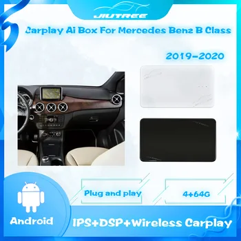 Sem fio Carplay Android AI de Caixa Para a Mercedes Benz Classe B 2019 2020 Car Multimedia Player Nova Versão 4+64G link de Espelho Caixa de Tv