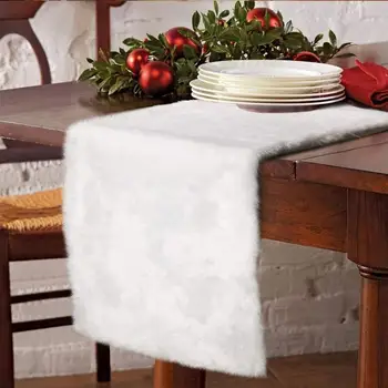 Mesa de natal Corredor Luxuoso Estilo Europeu Restaurante Familiar Decoração de Mesa de natal toalha de mesa de ano novo, em 2022, a decoração home