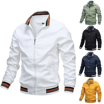Jaquetas Homens de Marca 2021 Novo Sprint Mens Moda Jaquetas e Casual Slim Fit Blusão Masculino Bomber Jackets Exterior Outwear