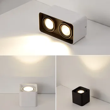 lâmpada de teto quadrada COB lâmpada de luz de sala de estar