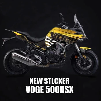 Produto novo adesivos de Decoração do Corpo de Protecção do Adesivo Motocicleta Reflexiva de Decalque Para Voge 500DSX