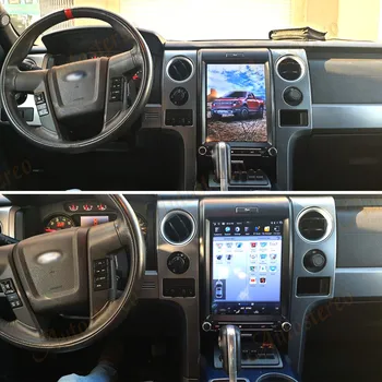 android 9.0 áudio do carro para FORD F150 2013 2014 estilo de 12.1 polegadas touch screen de dsp de vídeo do carro sistema de navegação gps