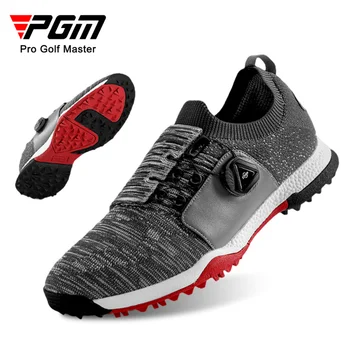PGM Sapatos de Golfe de Homens Respirável Masculino Rotação Cadarços de Esportes Spike