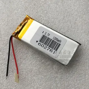 3.7 V bateria de lítio do polímero 1200mAh longa faixa de MP3, GPS de navegação e-book 602761