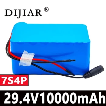 Dijiar 24V 7S4P 10000mAh de alta potência 10AH 18650 bateria de lítio com BMS DE 29,4 V bicicleta elétrica de veículos elétricos