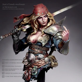 1/10 Fêmea Pirata Busto Em Resina Figura Feminina Um Soldado-758