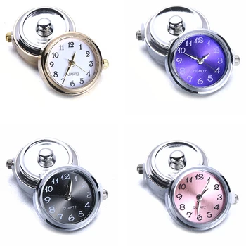 Nova Moda se Encaixa 18 mm Vidro de Relógio Snap Botões Intercambiáveis Jóias Acessórios Substituíveis pelo Snap Bracelete da Jóia Unisex