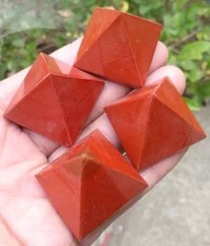 1pcs Natural rubi pirâmide natural rubi matérias de corte de pedra de moagem de polimento