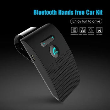 Compatível com Bluetooth 5.0 Kit mãos livres Viseira de Sol sem Fio viva-Voz Multi-ponto de Mãos livres BT alto-Falante