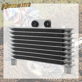Moto de Óleo Radiador radiador de Coolers de Refrigeração do Motor para GY6 Macaco 50cc 125cc: 140 c.c Pit Bike Universal Acessórios de Alumínio