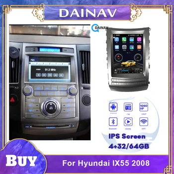 2 din com tela HD Car Multimedia Player Estéreo Para Hyundai IX55 de 2008, Leitor de DVD do Carro GPS de Navegação