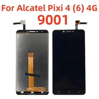 6 polegadas LCD Para Alcatel Pixi 4 (6) 4G 9001 9001X 9001D 9001A Tela LCD Touch screen Digitalizador Assembly+Ferramentas