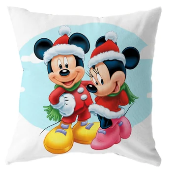 De Disney do Minnie do Mickey Mouse fronha Crianças Baby Girl Casal Capa de Almofada Jogar Para o Sofá Carro de Presente de Natal 40x40cm