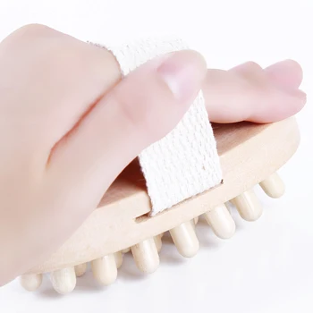 1PC de Mão-Corpo de Madeira Escova Massager do Pé de Redução de Celulite Aliviar os Músculos Tensos Novo