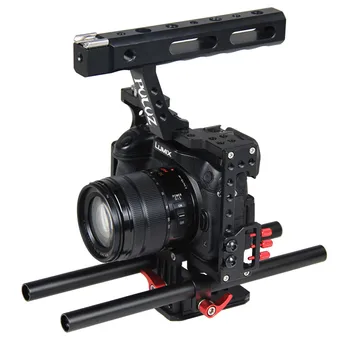 Alça de Câmera de Vídeo Gaiola Steadicam Estabilizador para Sony A7 & A7S & A7R & A7R II & A7S II para Panasonic Lumix DMC-GH4