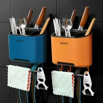 Wonderlife Cozinha pauzinho cesta de família prateleira de parede multifuncional de mesa caixa de armazenamento pauzinho de tubos