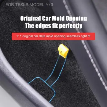 Carro Porta Traseira Interruptor Mecânico Identificador Para Tesla Modelo 3 Modelo Y 2022 2021 Físico Situações De Emergência Puxador De Porta Botão De Bloqueio