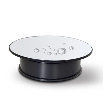 20.5 cm Espelho Jóias de Stands de exposição Elétrica Rotativa Motorizada Rotary mesa Giratória Modeldisplay Stand da Base de dados de USB/movido a Bateria