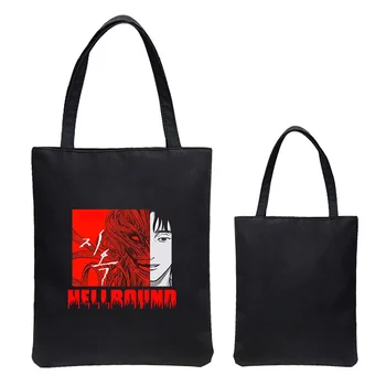 Novo Kpop drama coreano Hellbound Jiok Yoo Ah, Em 2D digital, impresso saco de lona de grande capacidade bolsa livro saco Saco de Compras