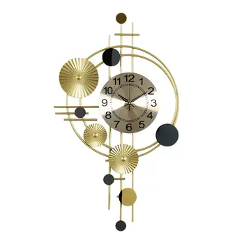 Relógio de parede Tranquila de Arte Decorativa de Suspensão Relógios para o Quarto de Hotel Casa Decoração