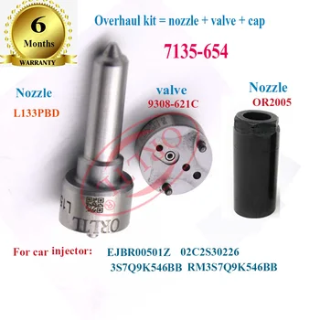 L133PBD,9308-621c Injector Diesel Kits de Reparo (7135-654) para EJBR00501Z (3S7Q9K546BB RM3S7Q9K546BB,02C2S30226)
