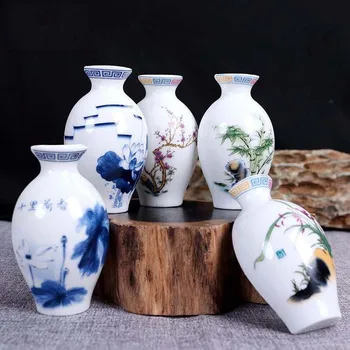 Ímã de geladeira Cerâmica Vaso Geladeira Adesivo Decoração a Azul e a Branca da Porcelana do Vaso Cozinha Dom Estilo Chinês Gadget Ferramenta